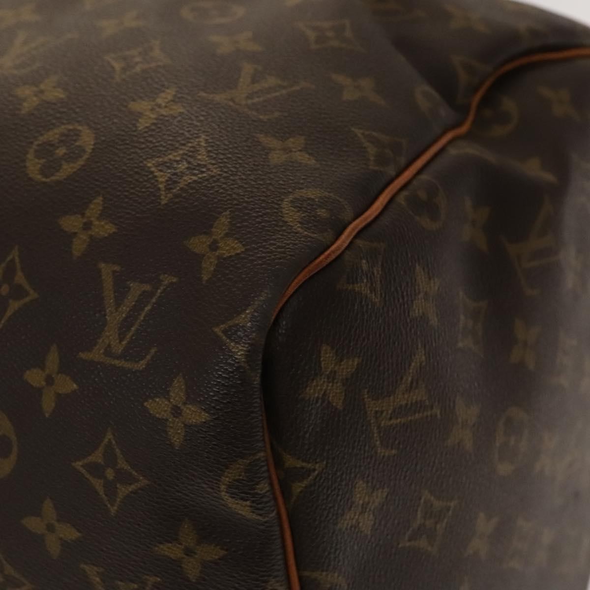 Louis Vuitton Keepall Bag Monogram Canvas, BROWN, CANVAS, Travel bag
