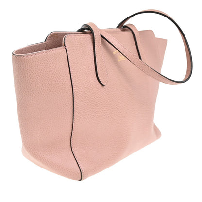 Gucci Swing Tote Leather, PINK, LEATHER, Tote bag