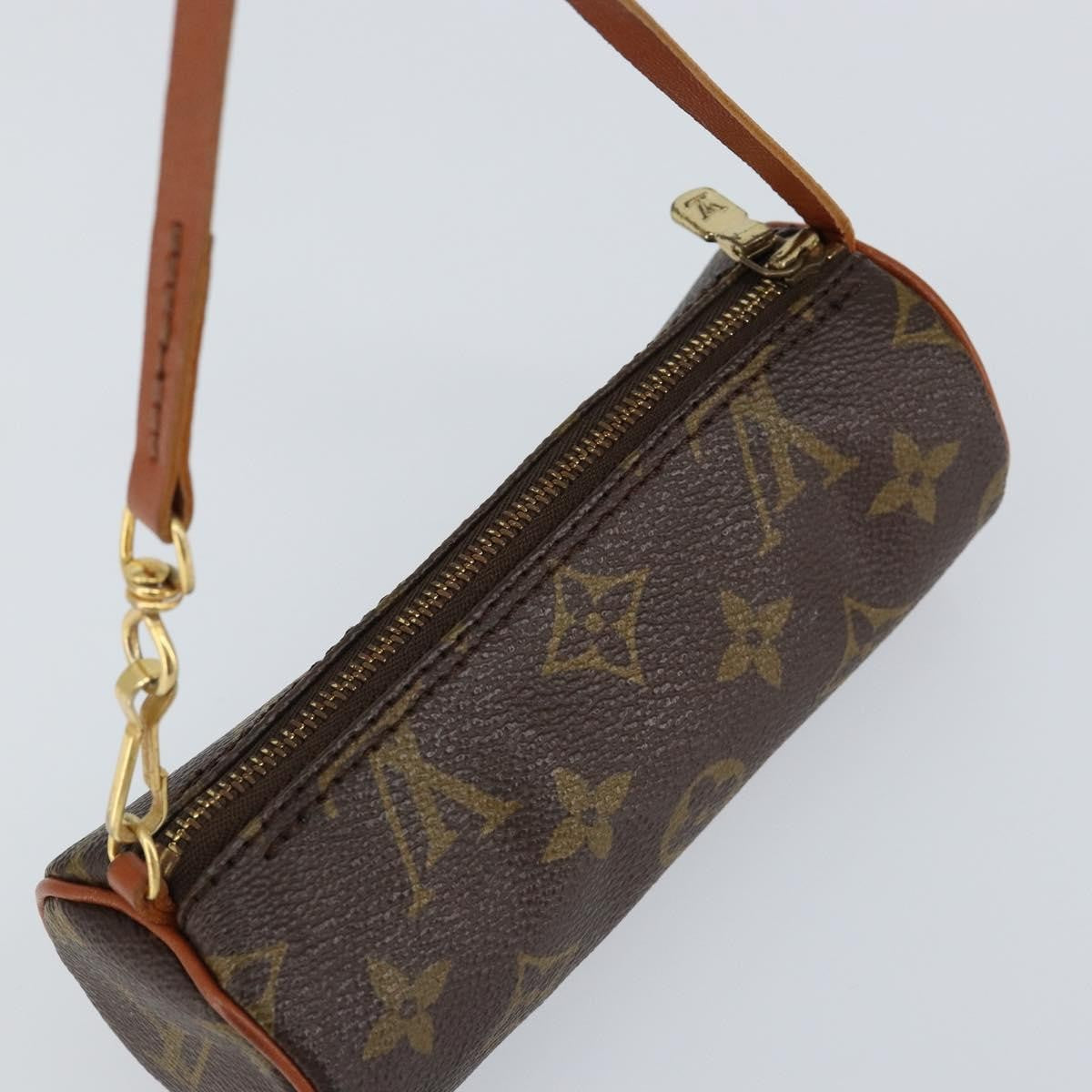 Louis Vuitton Papillon Pochette Monogram Canvas, BROWN, CANVAS, Clutche & pouche