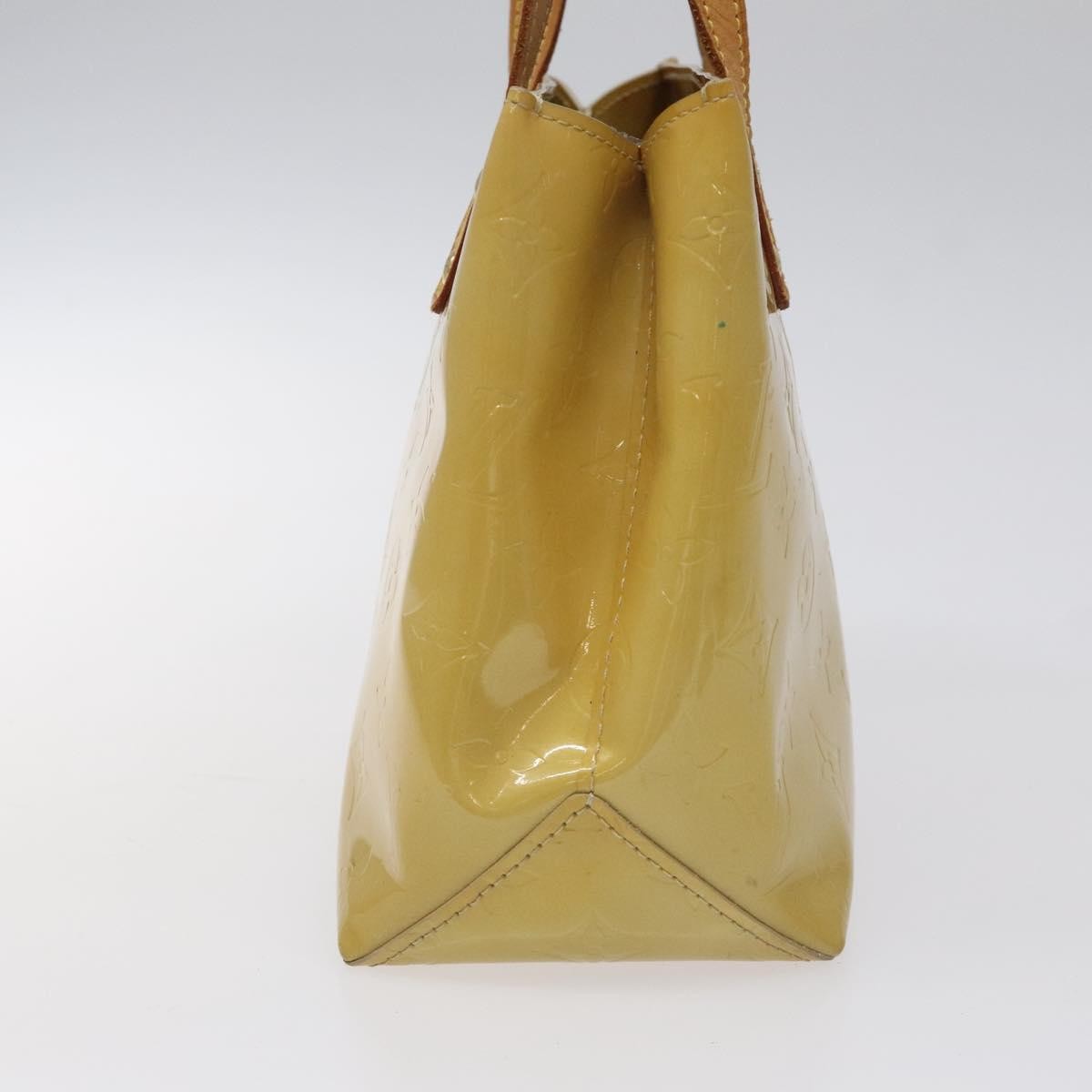 Louis Vuitton Reade Handbag Monogram Vernis, BEIGE, PATENT_LEATHER, Handbag