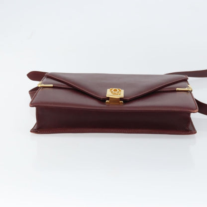 cartier Must de Cartier Shoulder Bag Leather, BURGUNDY, LEATHER, Shoulder bag