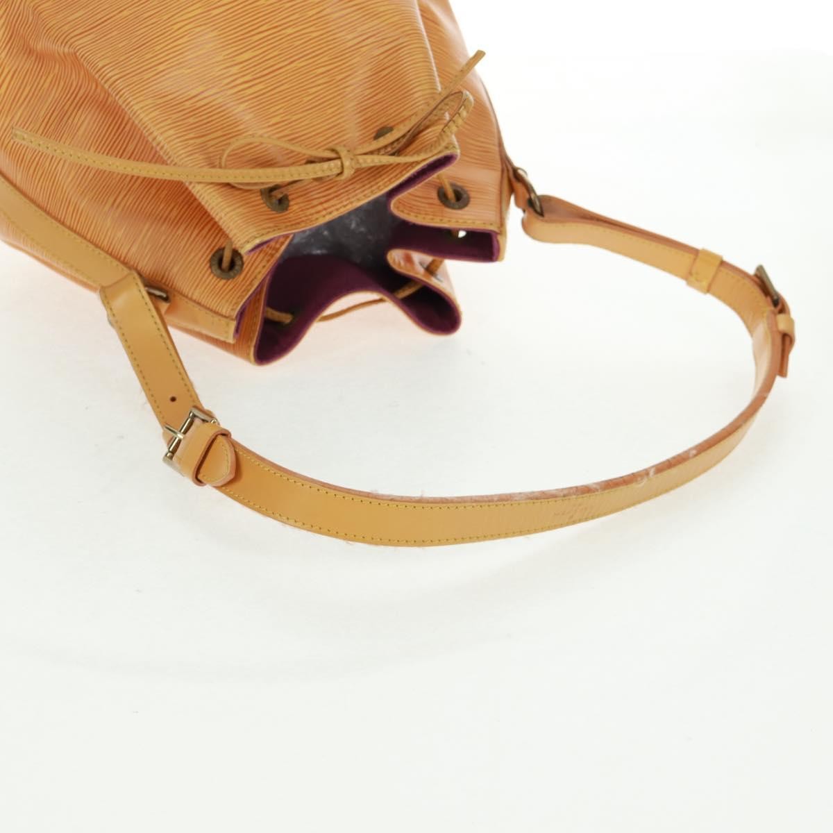 Louis Vuitton Petit Noe Handbag Epi Leather, YELLOW, LEATHER, Shoulder bag