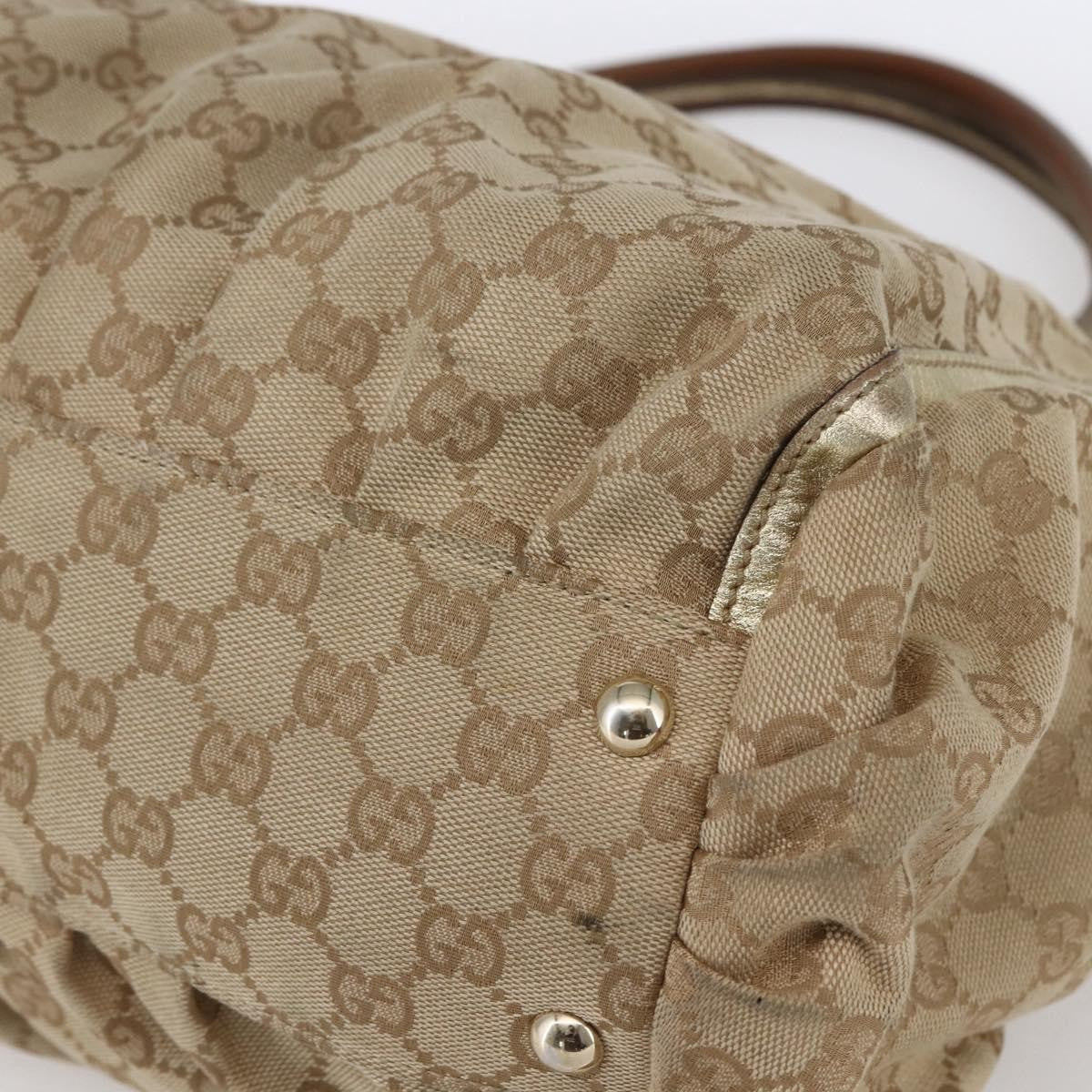 Gucci D-Ring Shoulder Bag GG Canvas, BEIGE, CANVAS, Tote bag