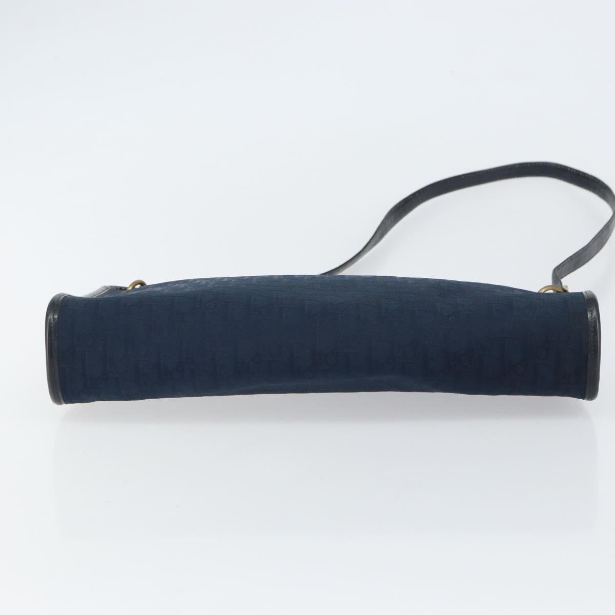 Christian Dior Vintage CD trotter Shoulder bag Canvas, NAVY, CANVAS, Shoulder bag