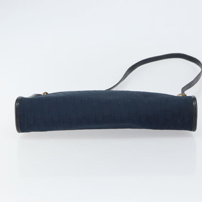 Christian Dior Vintage CD trotter Shoulder bag Canvas, NAVY, CANVAS, Shoulder bag