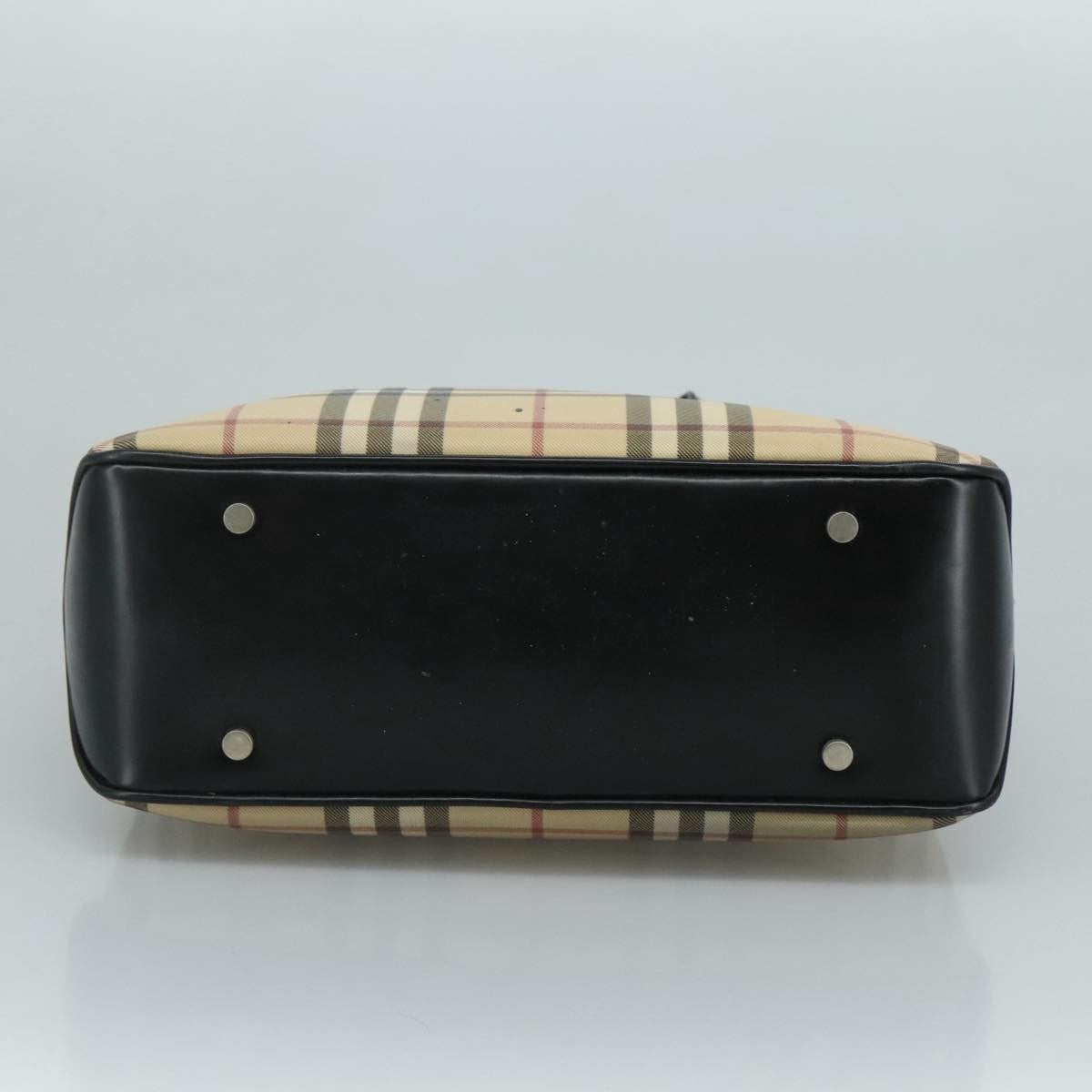 Burberry Nova Check Tote Canvas and Leather, BEIGE, CANVAS, Tote bag