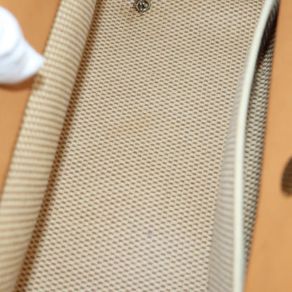 Hermes Herbag Cabas Toile and Leather, BEIGE, CANVAS, Tote bag