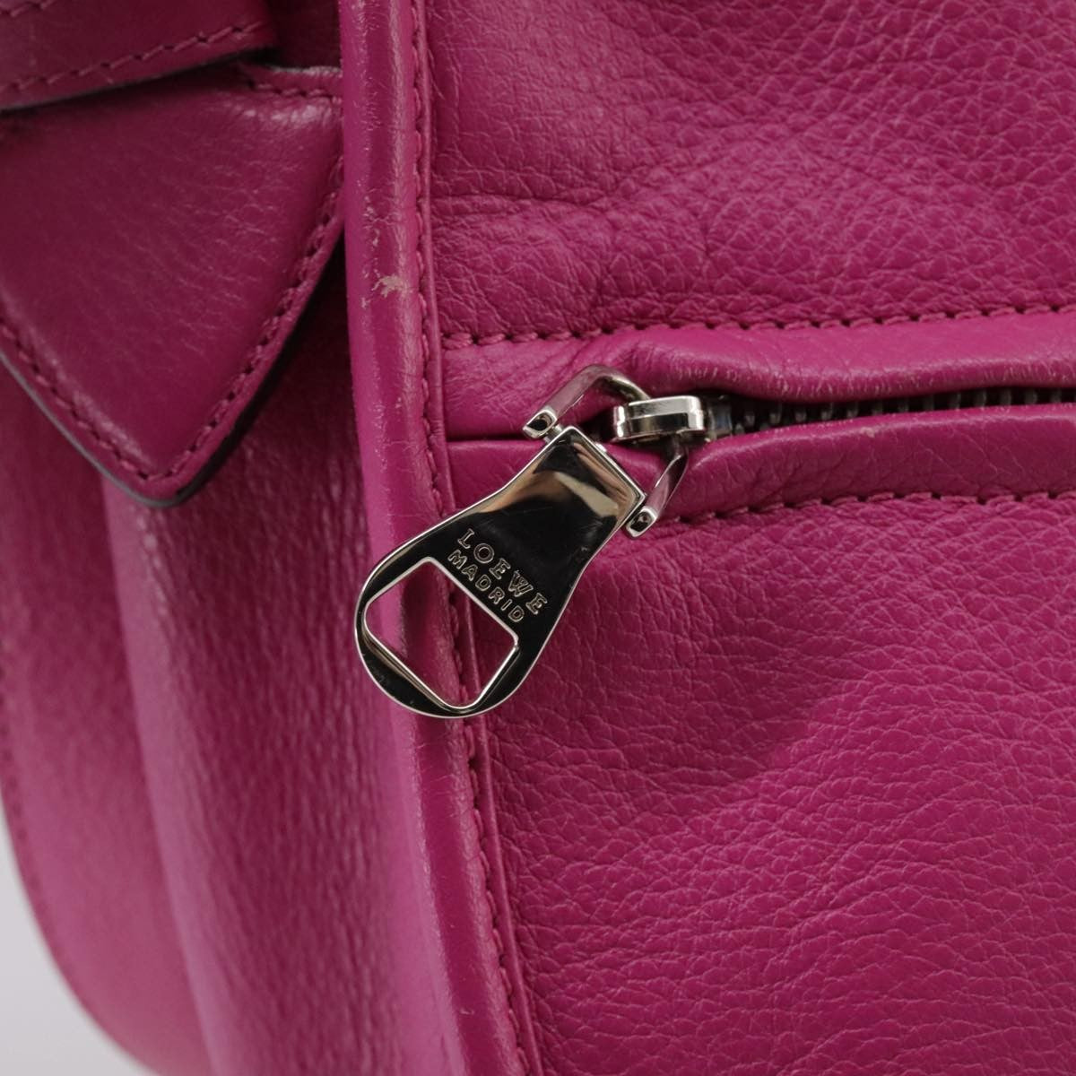 Loewe Heritage Messenger Leather, PINK, LEATHER, Shoulder bag