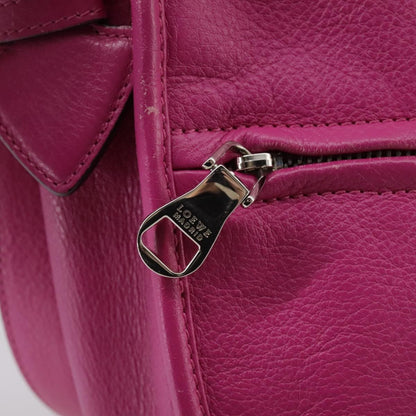 Loewe Heritage Messenger Leather, PINK, LEATHER, Shoulder bag