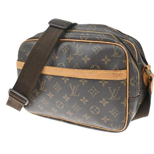 Louis Vuitton Reporter Bag Monogram Canvas, BROWN, CANVAS, Shoulder bag