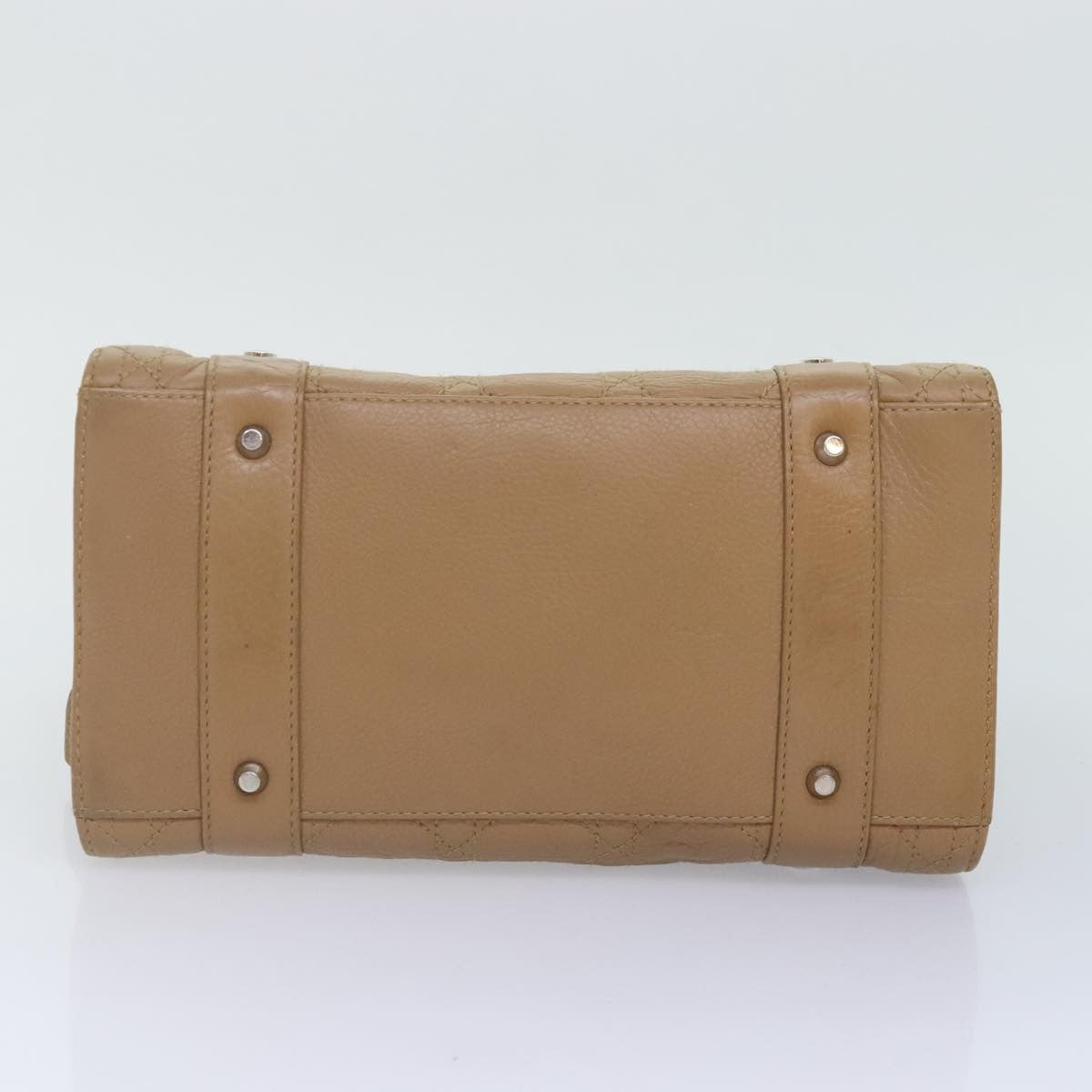 Christian Dior Lady Dior Soft Zip Tote Cannage Stitch Leather, BEIGE, LEATHER, Tote bag