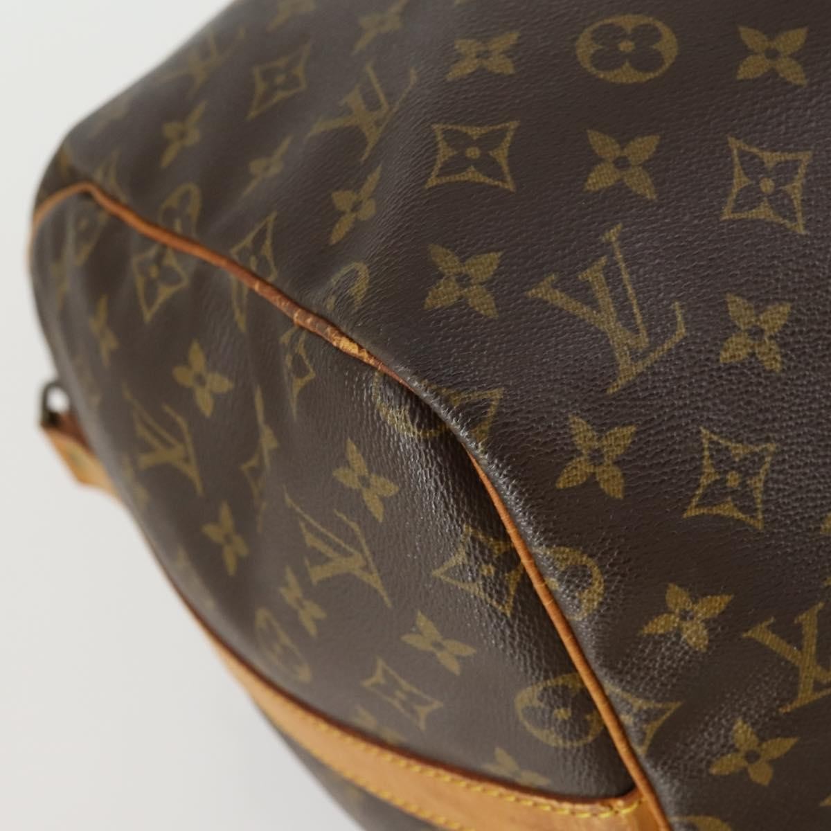 Louis Vuitton Keepall Bandouliere Bag Monogram Canvas, BROWN, CANVAS, Travel bag