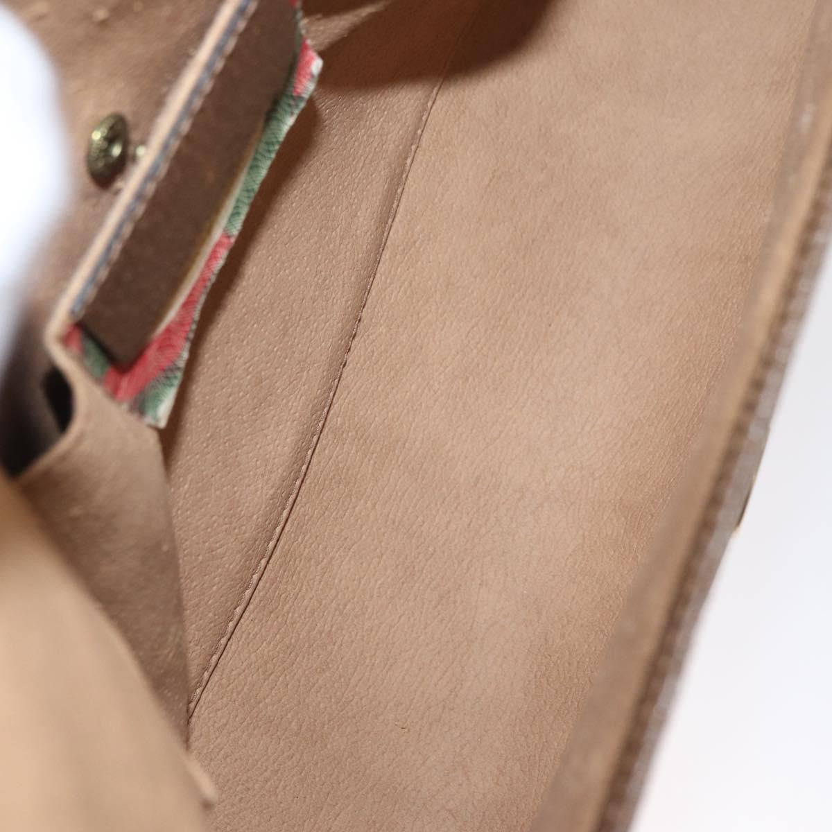 Gucci Vintage old clutch Canvas, BEIGE, PVC, Clutche & pouche