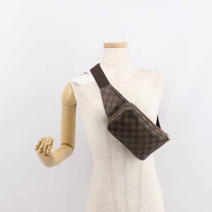 Louis Vuitton Geronimos Waist Bag Damier, BROWN, CANVAS, Shoulder bag