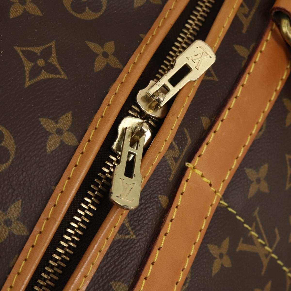 Louis Vuitton Dog Carrier Bag Monogram Canvas, BROWN, CANVAS, Travel bag