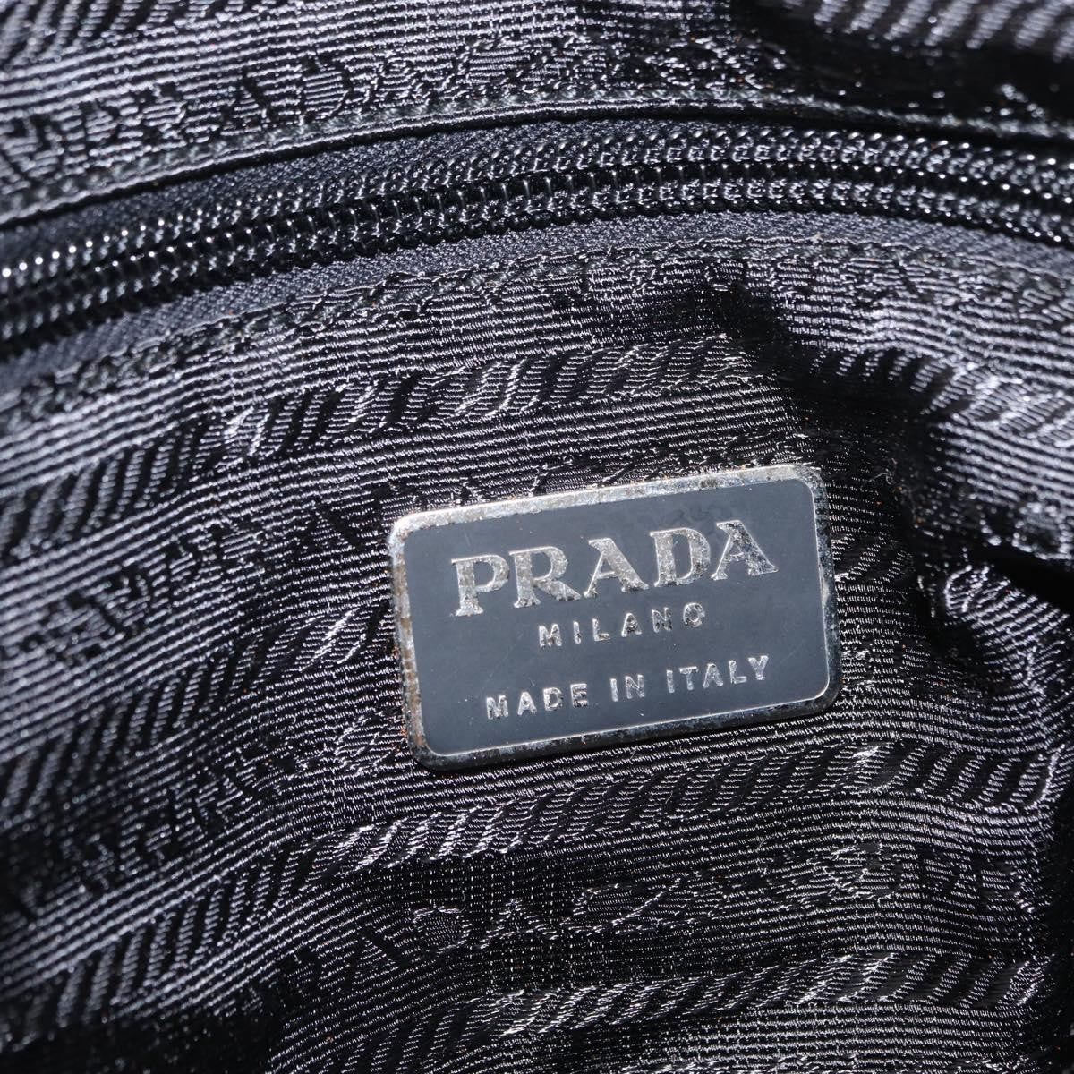 Prada Vintage Shoulder Bag Tessuto, BLACK, NYLON, Shoulder bag