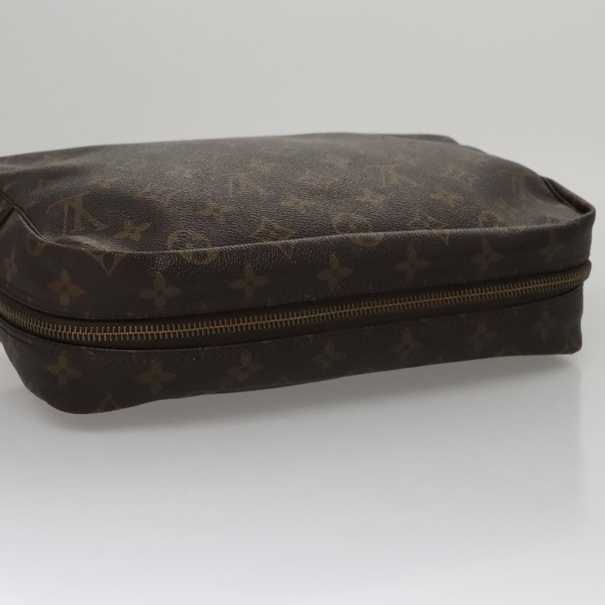 Louis Vuitton Trousse Toiletry Pouch Monogram Canvas, BROWN, CANVAS, Toiletry Case