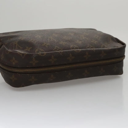Louis Vuitton Trousse Toiletry Pouch Monogram Canvas, BROWN, CANVAS, Toiletry Case