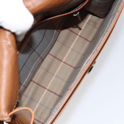 Burberry Vintage Shoulder Bag Leather, BROWN, LEATHER, Shoulder bag