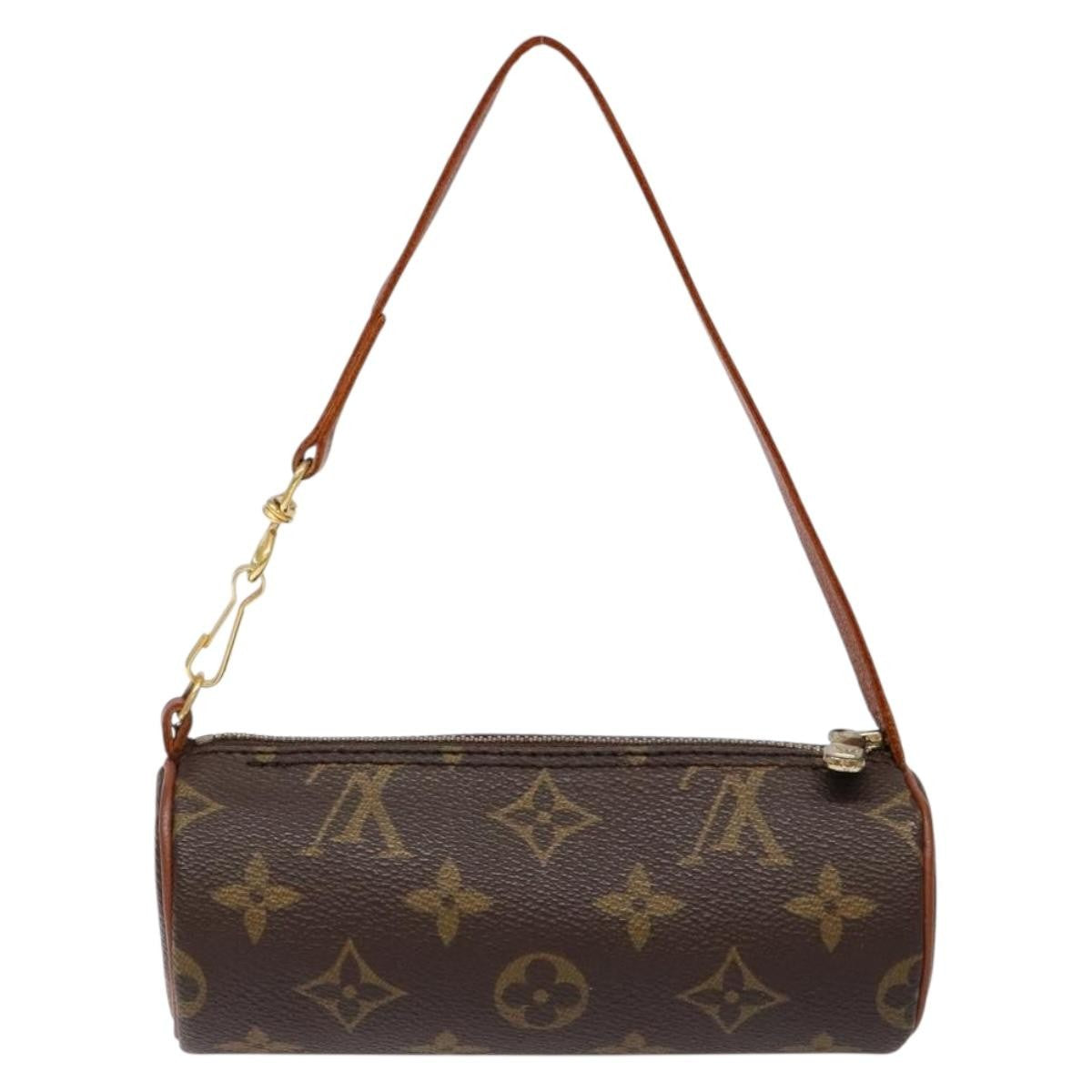 Louis Vuitton Papillon Pochette Monogram Canvas, BROWN, CANVAS, Handbag