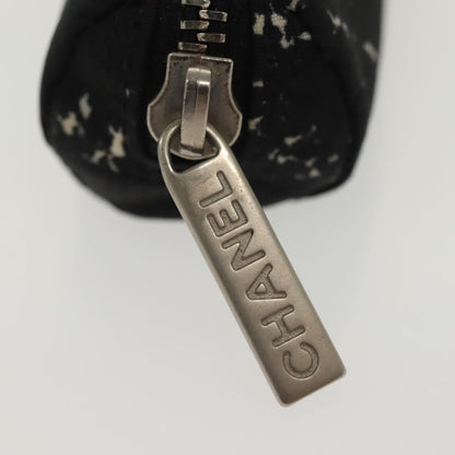 Chanel Travel Line Pen Case Nylon, BLACK, NYLON, Wallets