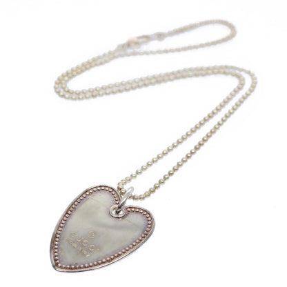 Gucci Heart Necklace Silver, SILVER, SILVER, Necklace