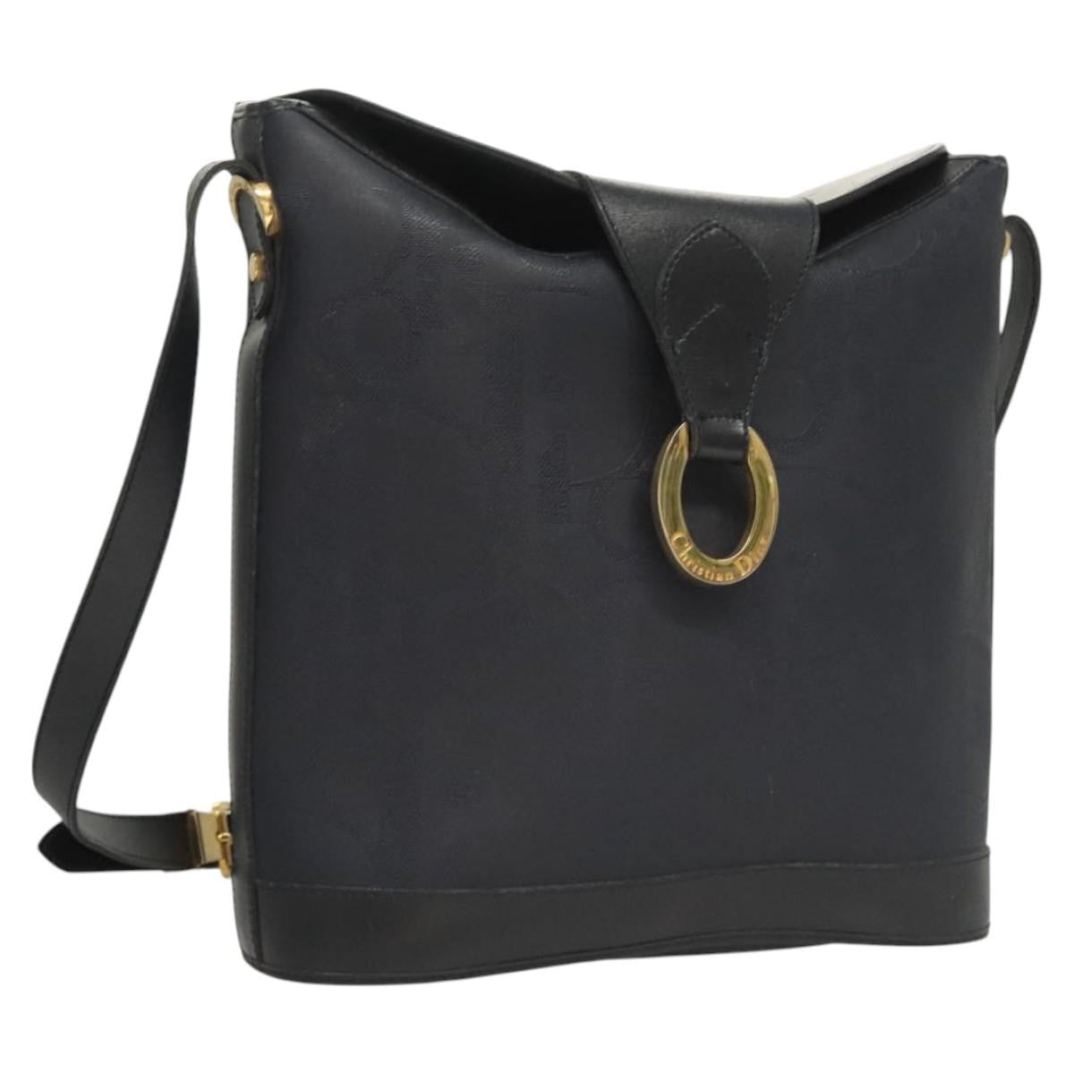 Christian Dior Trotter shoulder bag Canvas, NAVY, CANVAS, Shoulder bag
