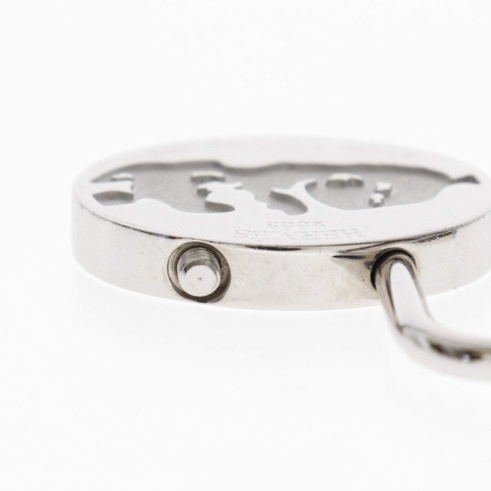 Hermes Annee Mediterranee Cadena Charm Necklace Metal and Metal, SILVER, METAL, Necklace