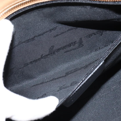 Salvatore Ferragamo Gancini Tote Leather, BEIGE, LEATHER, Tote bag