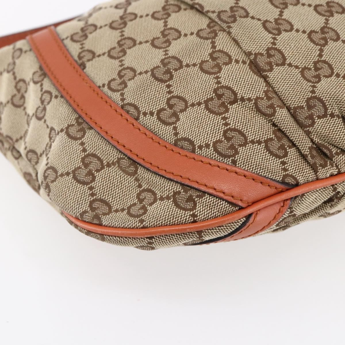 Gucci D Ring Messenger Bag GG Canvas, BEIGE, CANVAS, Shoulder bag