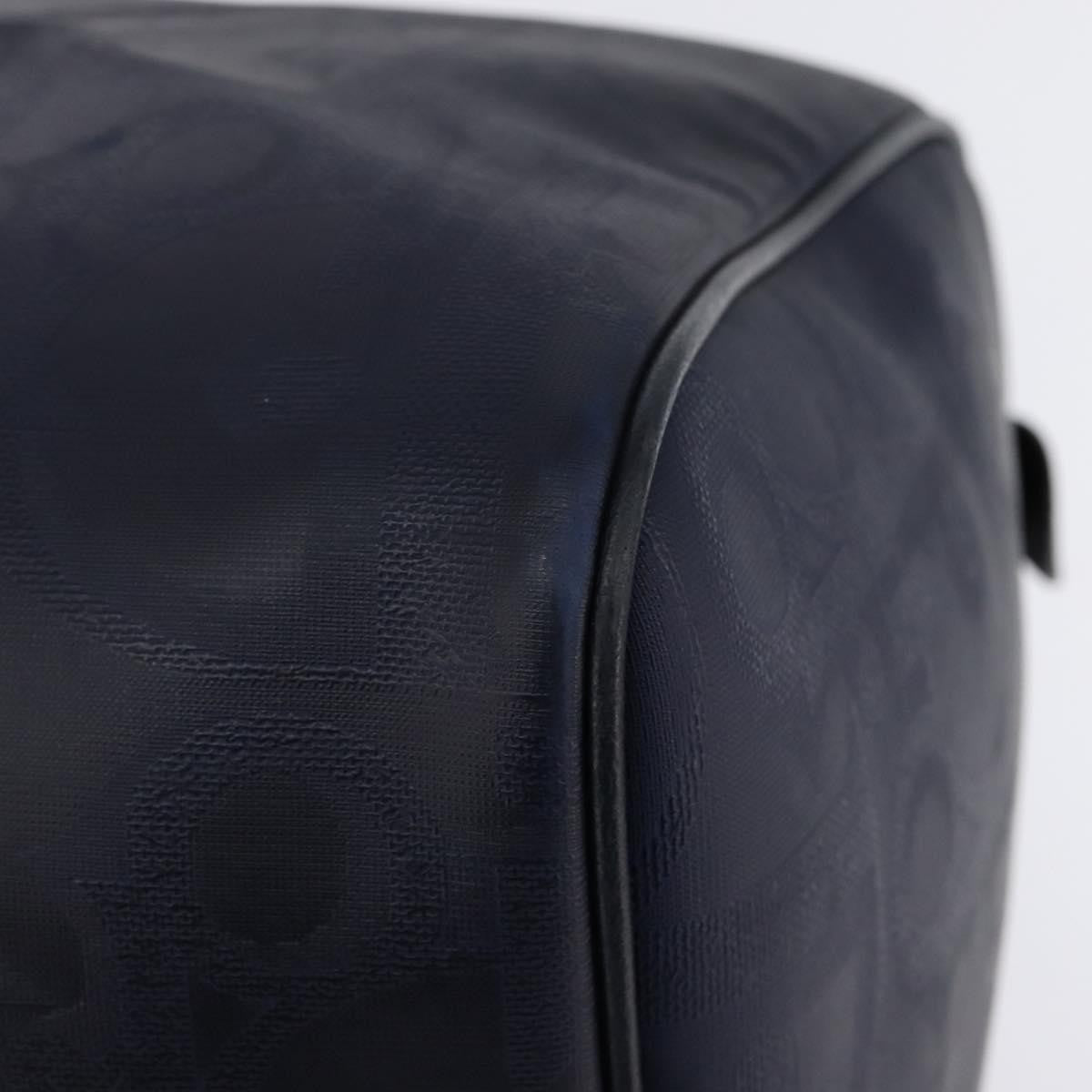 Christian Dior Lady Dior Boston Bag Canvas, NAVY, CANVAS, Travel bag