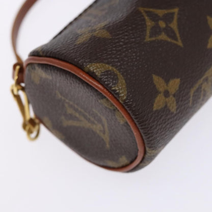 Louis Vuitton Papillon Pochette Monogram Canvas, BROWN, CANVAS, Handbag