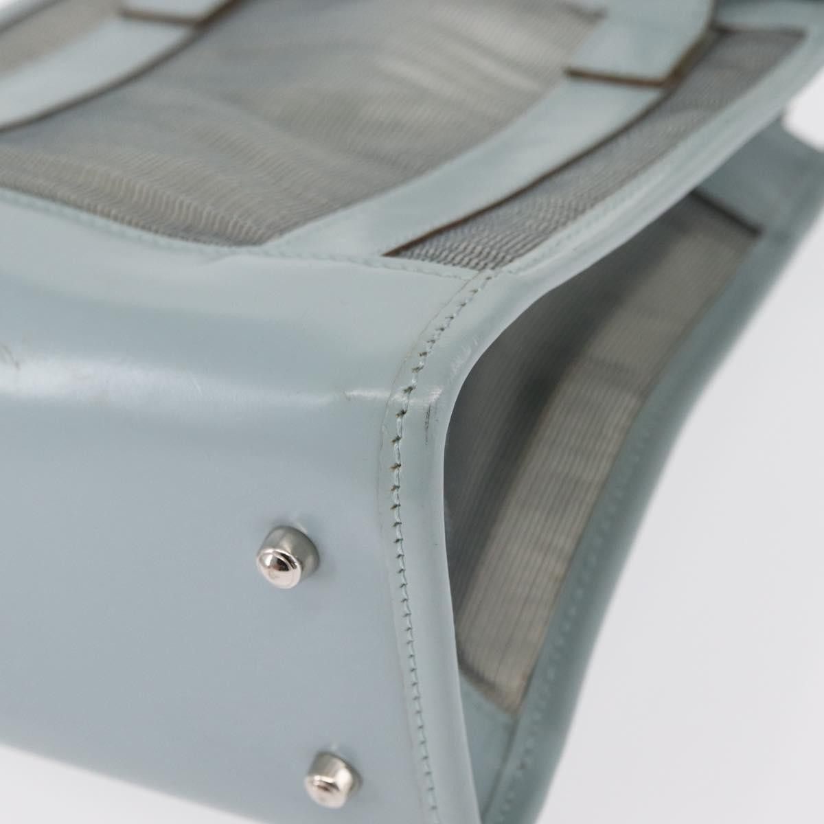 Gucci Vintage Handbag Leather, BLUE, LEATHER, Handbag