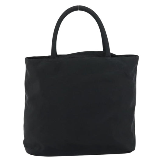 Prada Vintage Zip Tote Tessuto, BLACK, NYLON, Tote bag