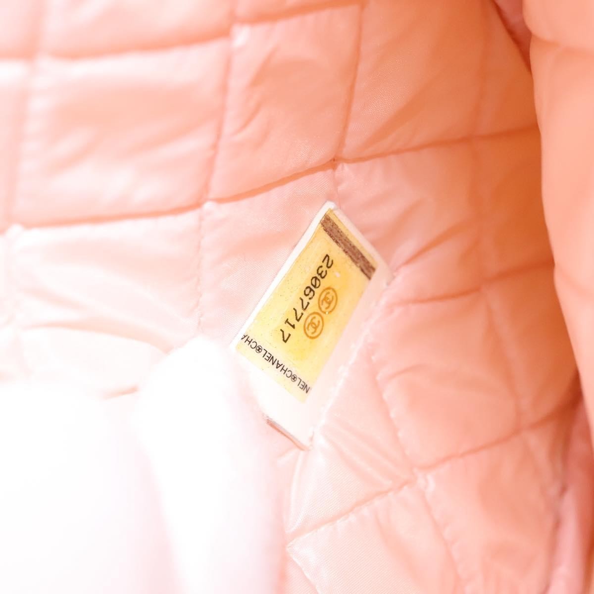 Chanel Coco Cuba Pouch Printed Quilted Canvas, WHITE, CANVAS, Clutche & pouche