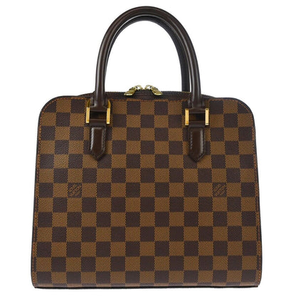Louis Vuitton Triana Bag Damier, BROWN, CANVAS, Handbag