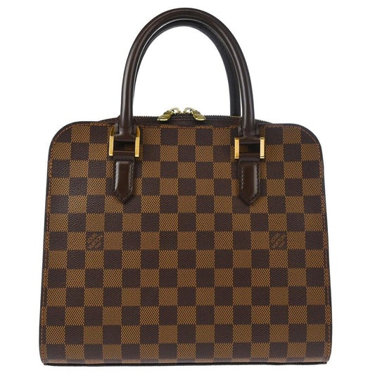Louis Vuitton Triana Bag Damier, BROWN, CANVAS, Handbag