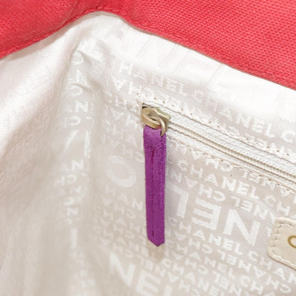 Chanel Chocolate Bar Coco Mark handbag Canvas, RED, CANVAS, Handbag