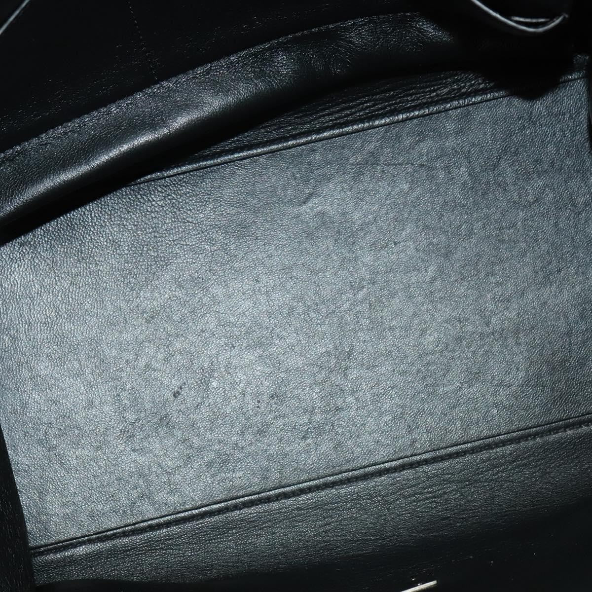 Celine Trapeze Bag Leather with Suede, BLACK, LEATHER, Handbag