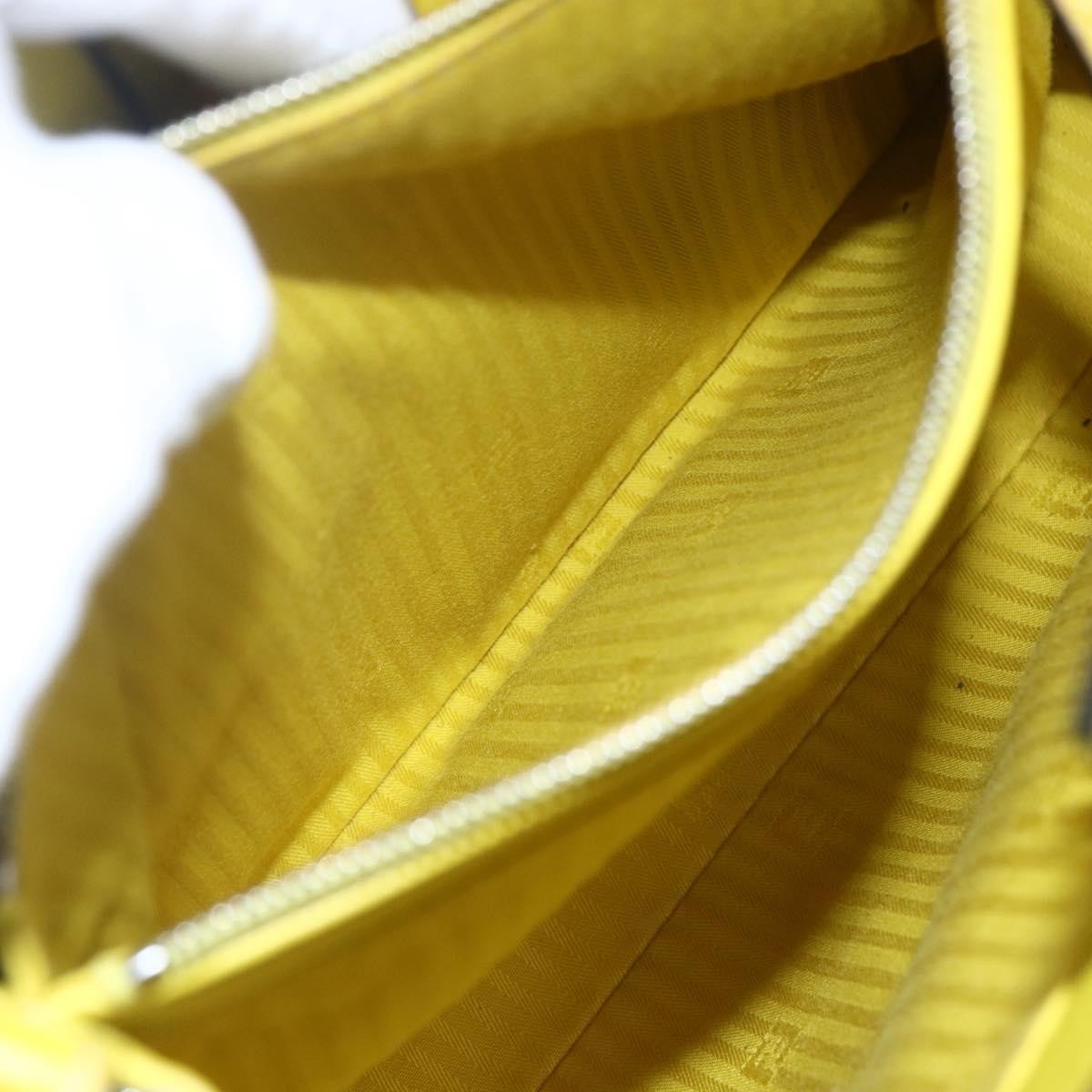 Fendi 2Jours Bag Leather, YELLOW, LEATHER, Handbag