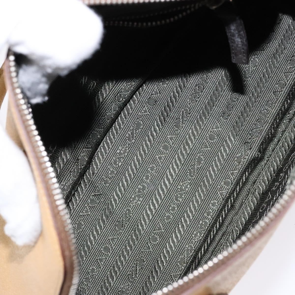 Prada Cuir Promenade Bag Saffiano Leather, BEIGE, LEATHER, Handbag