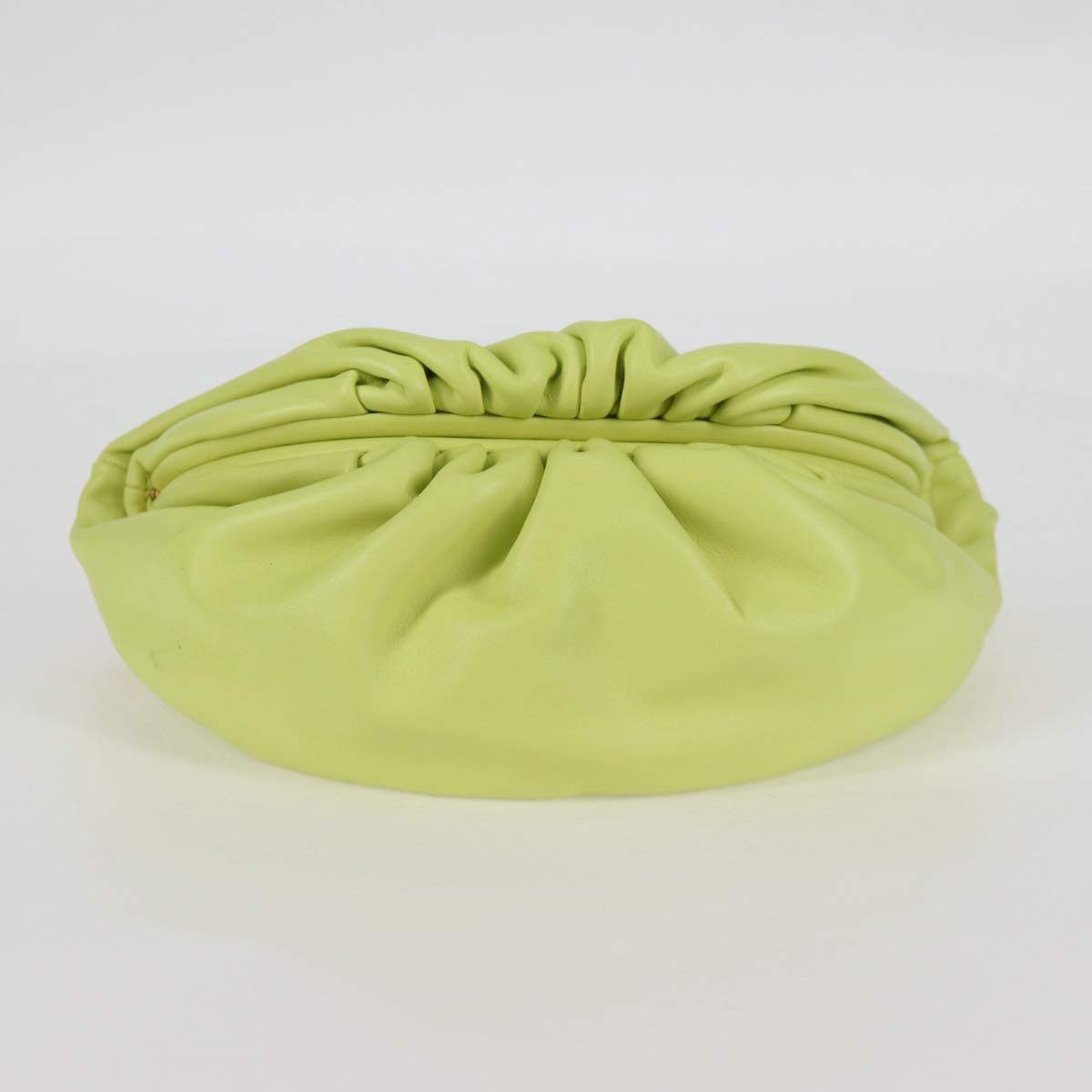 Bottega Veneta The Chain Pouch Leather, YELLOW, LEATHER, Clutche & pouche