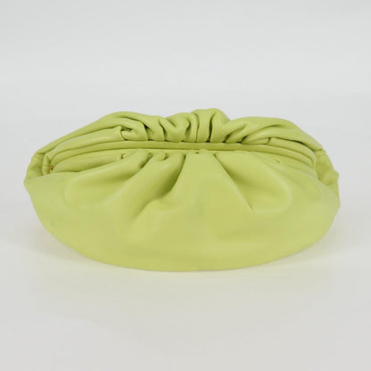 Bottega Veneta The Chain Pouch Leather, YELLOW, LEATHER, Clutche & pouche