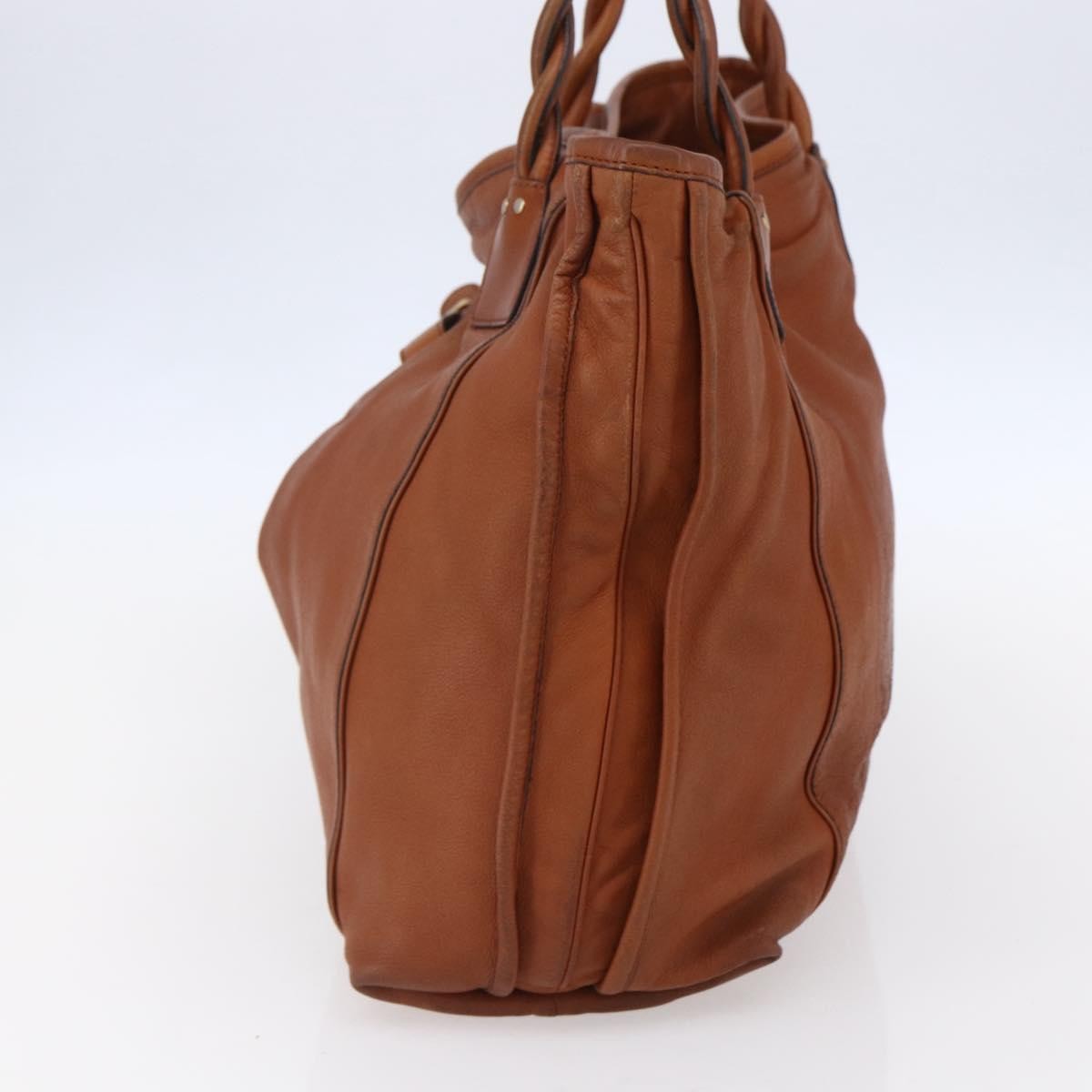 Chloe Vintage Tote bag Leather, BROWN, LEATHER, Tote bag