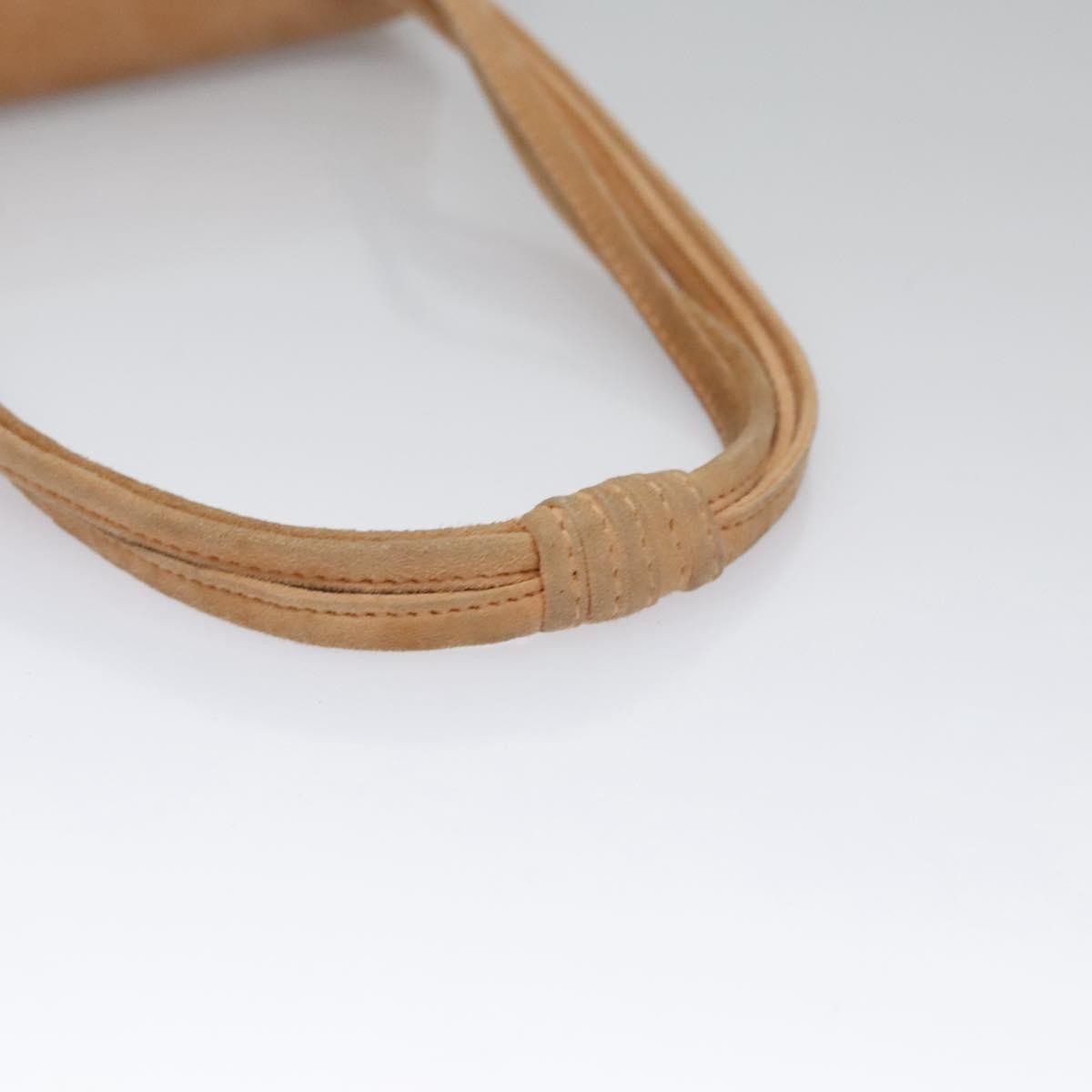 Chanel Flap Crossbody Bag Suede Patchwork, BEIGE, SUEDE, Crossbody bag