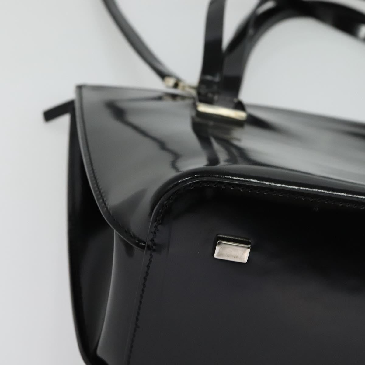 Celine Handbag Patent leather, BLACK, PATENT_LEATHER, Handbag