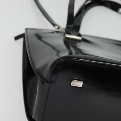 Celine Handbag Patent leather, BLACK, PATENT_LEATHER, Handbag