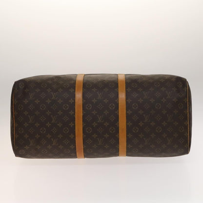 Louis Vuitton Keepall Bag Monogram Canvas, BROWN, CANVAS, Travel bag