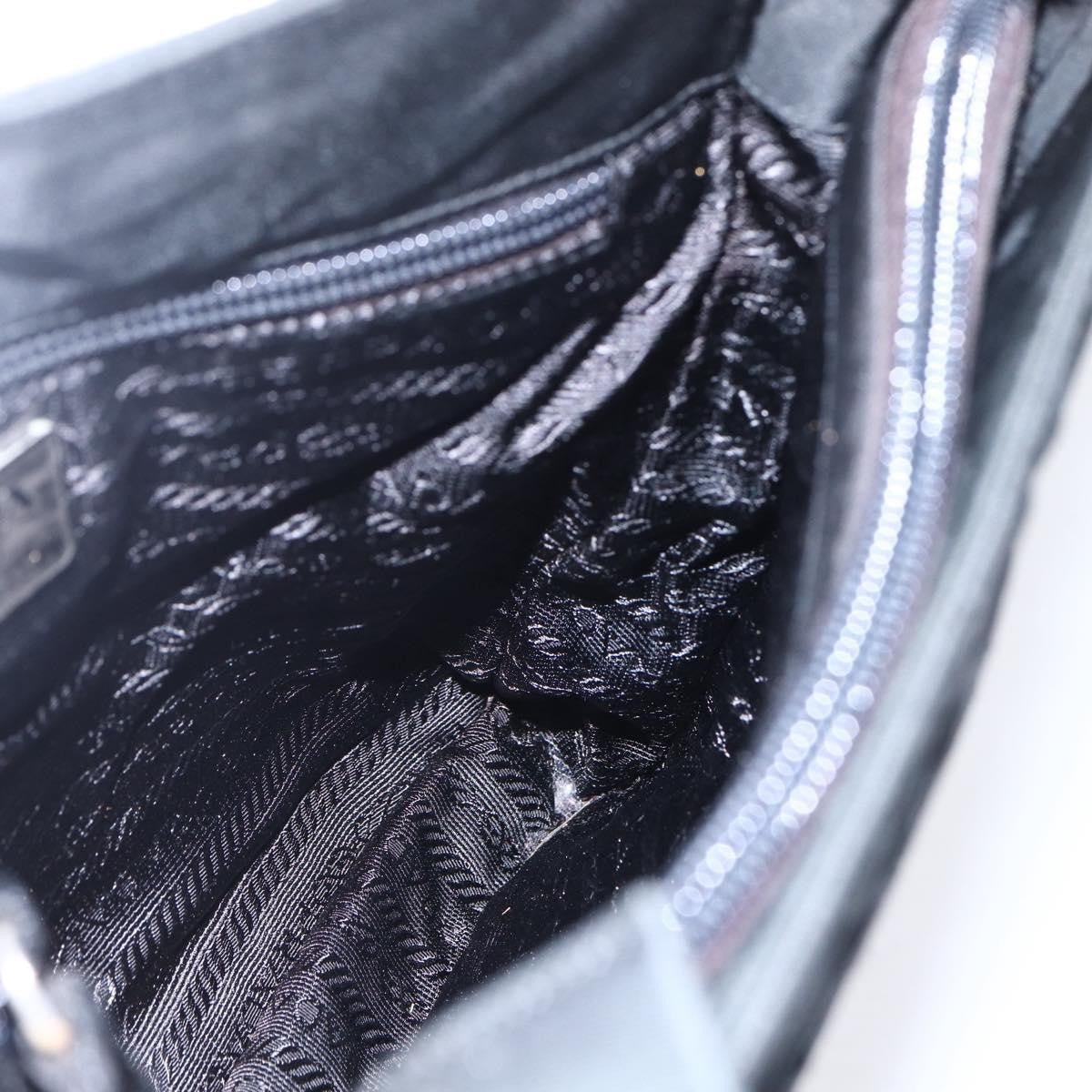 Prada Vintage Shoulder Bag Tessuto, BLACK, NYLON, Shoulder bag
