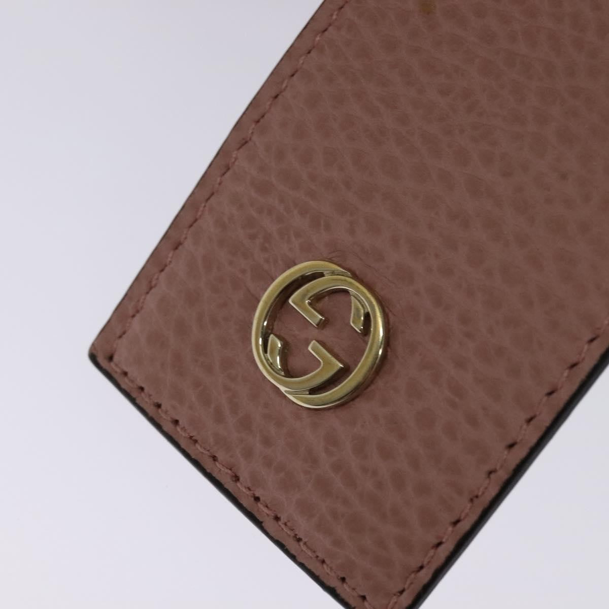 Gucci Swing Crossbody Bag Pebbled Leather, PINK, LEATHER, Crossbody bag